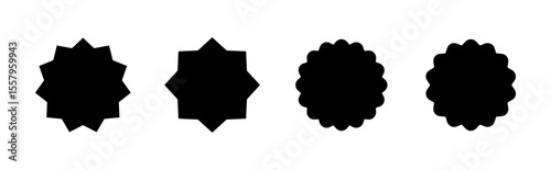 Badge icon set. Awards icon. Achieve. Stamp