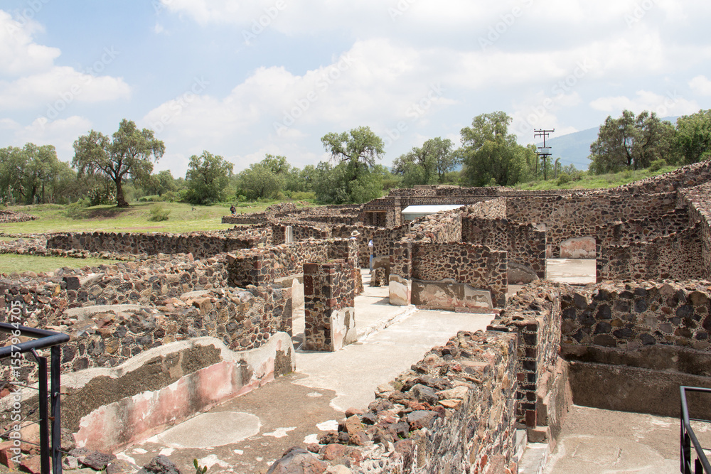 Fototapeta premium Teotihuacan archaeological site Mexico City, UNESCO World Heritage Mexico