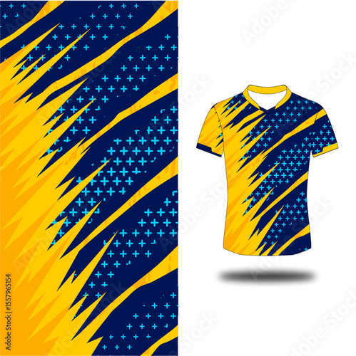 sport jersey background with star design