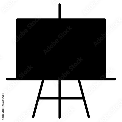 art easel, canvas, drawing, paint, easel icon
