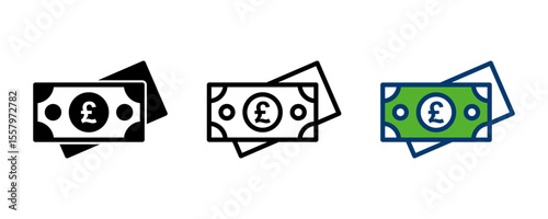 Money icon vector isolated on white background. Money vector icon. Dollar icon