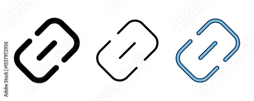 External link symbol icon vector. Link icon isolated on white background. Link vector icon. Hyperlink chain symbol