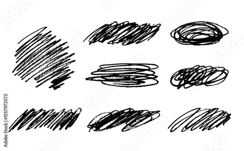 デザインに活かす！落書き・フリーハンド・塗りつぶし素材セット