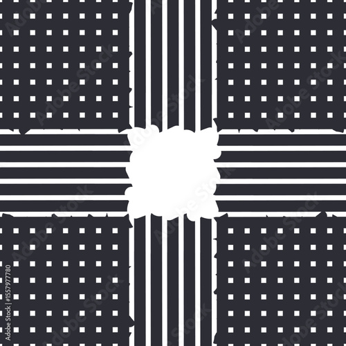 The texture consists of grids at the corners, thick lines and an empty hole in the middle.