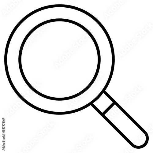 magnifying glass, magnifier, search, magnifying, research icon
