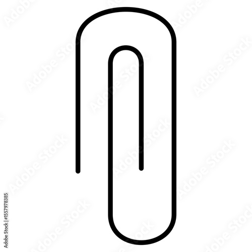 paper clip, paperclip, clip, attach, attachment icon