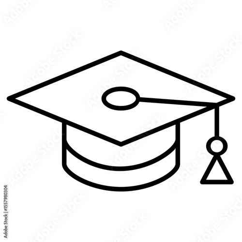 graduation cap, school, graduate, university icon