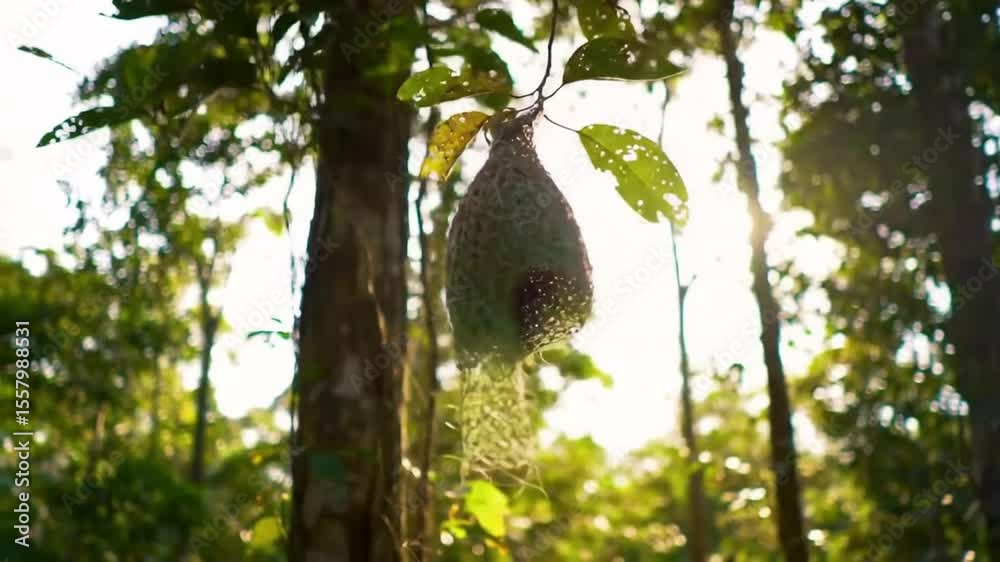 bird nest on tree