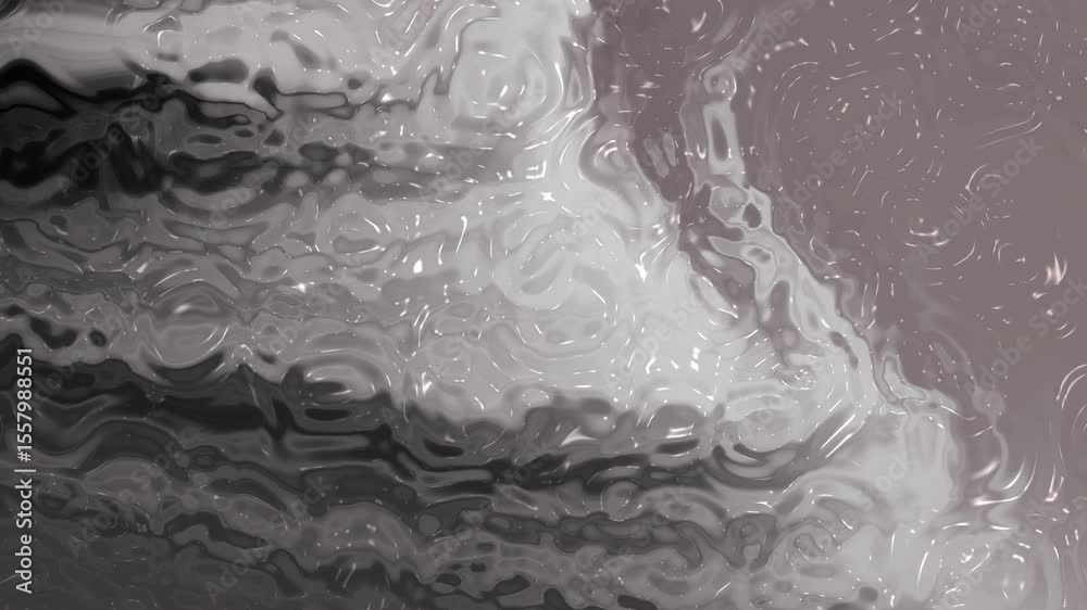 Abstração em Tons de Cinza - Textura de Água em Movimento