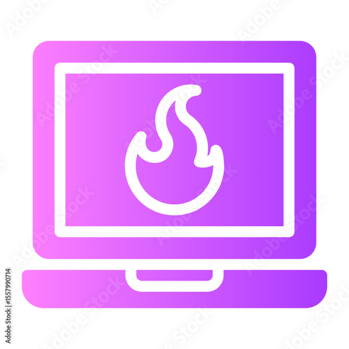 fire gradient icon