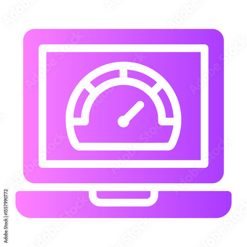 speedometer gradient icon