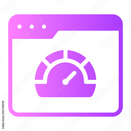 speedometer gradient icon