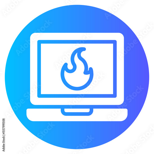 fire gradient icon