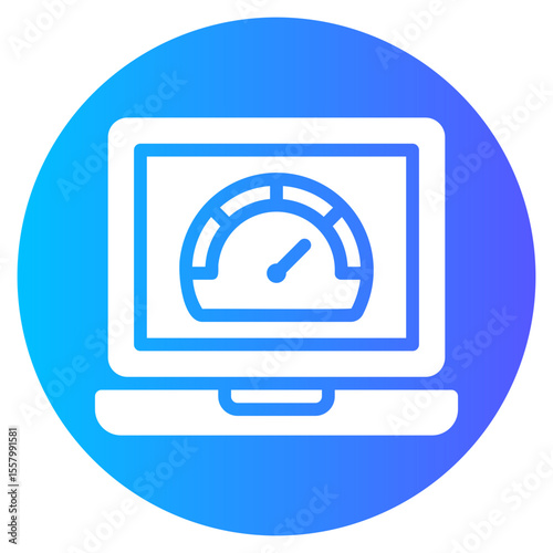 speedometer gradient icon