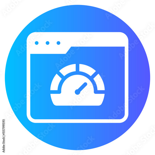 speedometer gradient icon
