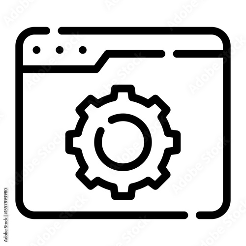 setting line icon