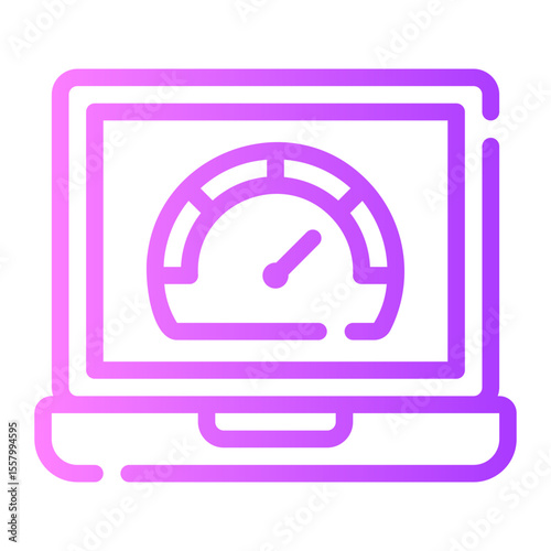 speedometer gradient icon
