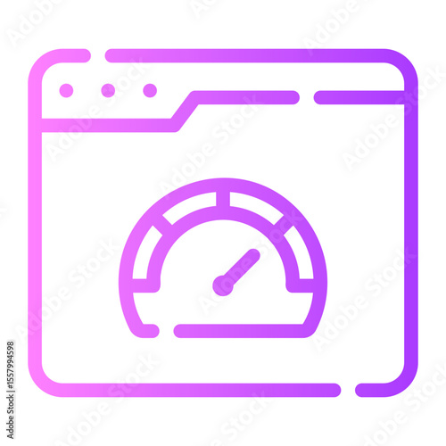 speedometer gradient icon