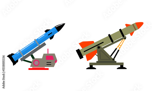 Rocket Missile Vectors: Powerful Defense Graphics for Military, Security, and Warfare Designs