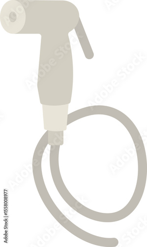 Handheld Bidet Spray Flat Icon