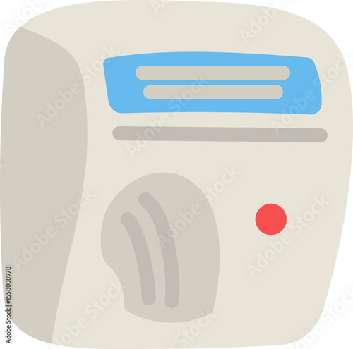 Hand Dryer Flat Icon