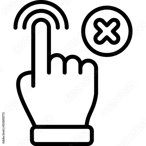 Do Not Touch Icon