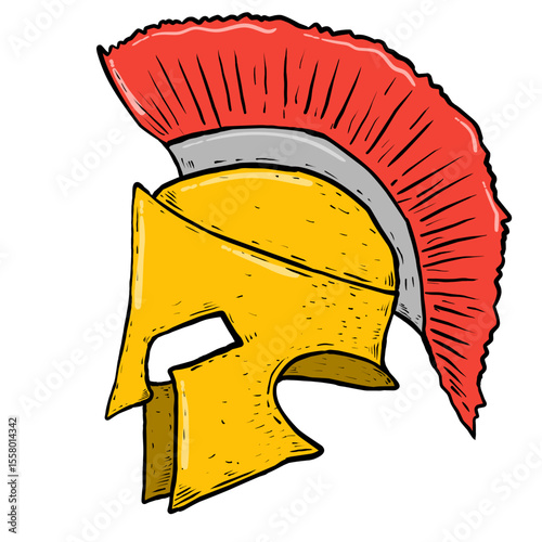 Spartan helmet greek