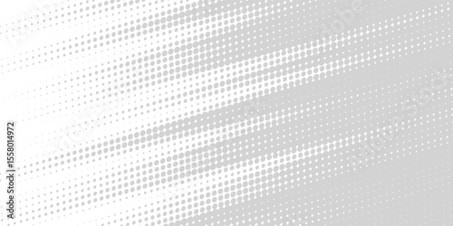 Halftone dots white color pattern gradient grunge texture background. Dot pop art comic sport style vector illustration. modern background