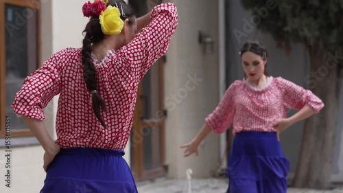Flamenco dance on the street