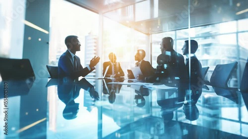 photography of close up business room for present project and the meeting room, financial, city, technology, network, building, office, digital, modern, communication, connection