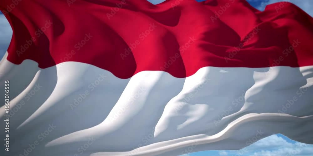 waving flag of switzerland