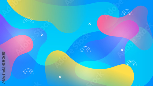 Abstract colorful fluid design perfect for backgrounds, banners, posters, social media posts, and website graphics. Striking and versatile visuals.