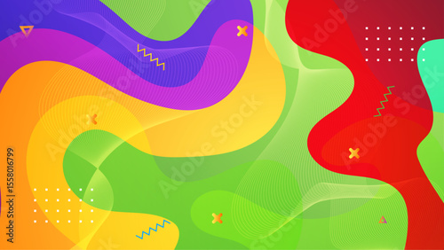 Abstract colorful wave design for vibrant backgrounds, modern art prints, energizing posters, dynamic web banners, and eye-catching digital projects.