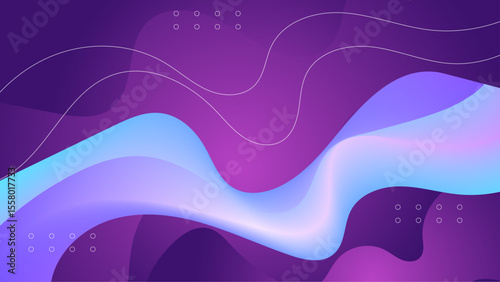 Abstract blue and green wave design perfect for backgrounds, posters, website banners, or digital marketing campaigns needing a modern touch.