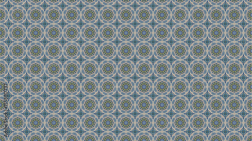 Premium and Colorful floral pattern with geometric design.