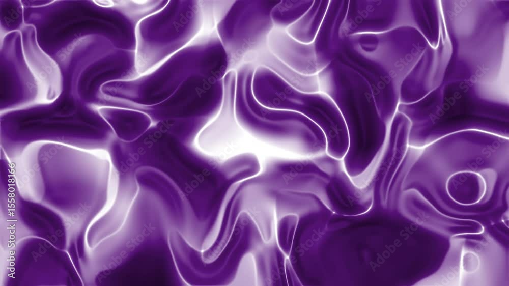 Padrão abstrato roxo fluido, textura ondulante
