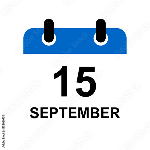 September 15 calendar icon