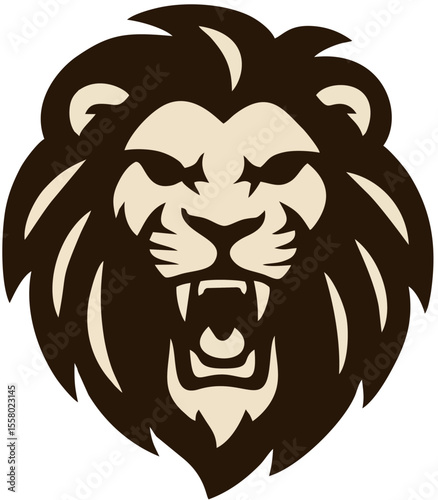 A striking lion head rendered in bold, minimalist lines—radiating majesty, courage, and leadership. The geometric precision accentuates the lion’s regal presence, while the clean composition ensures 