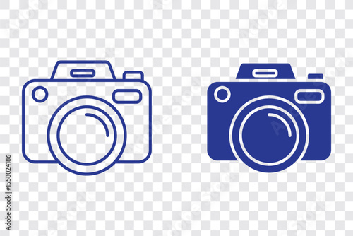 Camera icon set. photo camera icon. camera photography icon