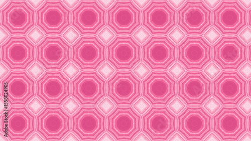 Modern pattern with geometric and floral decorative elements.