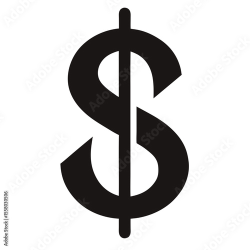 3d dollar sign