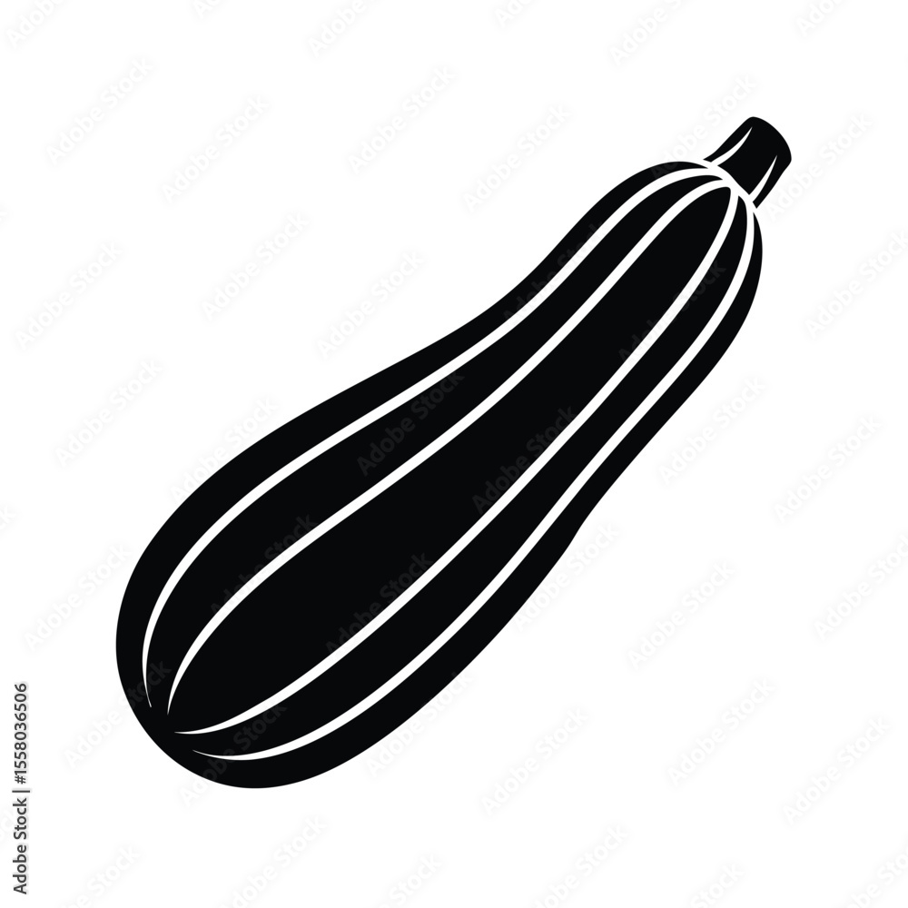 Zucchini Icon Outline Vector Illustration Zucchini Icon Outline Vector Illustration