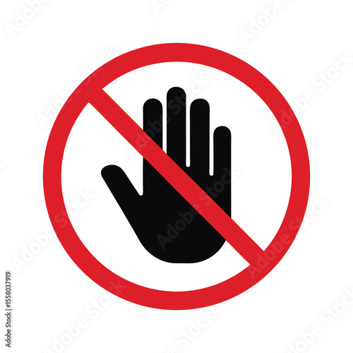 This vector no smoking sign is a red circle symbol with a cigarette icon, warning and prohibiting smoking no entry sign vector illustration on white background