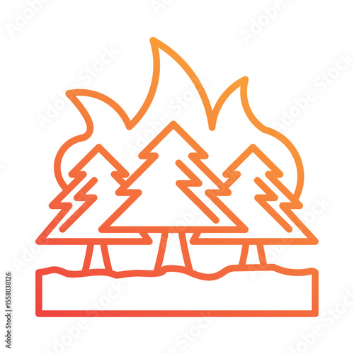 Forest Fire Icon