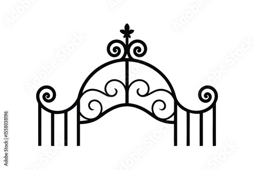 vector illustration of a bird cage