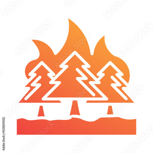 Forest Fire Icon