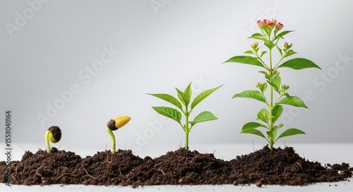 Plant Growth Stages - From Seedling to Sprout to Young Plant