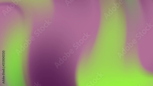 Abstract colorful waves blending shades of purple and green, creating a vibrant background
