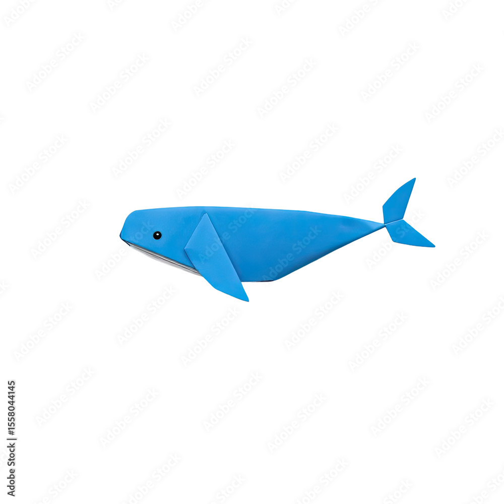 Fototapeta premium Origami Whale