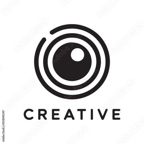 Modern Creative Eye Logo Design a Simple and Professional Symbol for Innovation and Visionary Companies Eye Catching and Minimalist